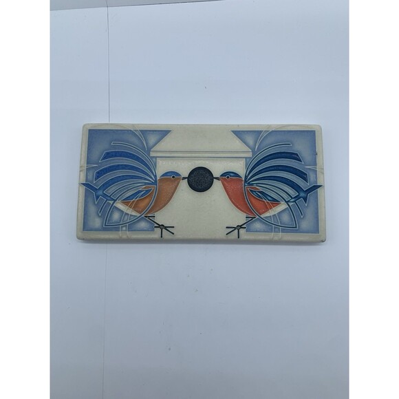 Motawi Tile works Blue Bird Homecoming 4x8 - Picture 1 of 5